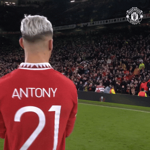 Antony Dos Santos Applauding In Soccer Field GIF