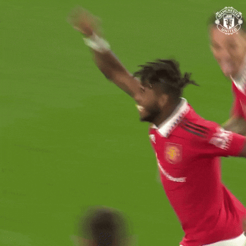 Antony Dos Santos Running With Fred Mufc GIF