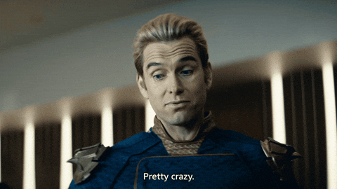 Antony Starr Homelander Smiling GIF