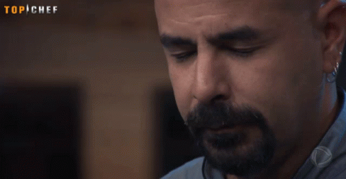 Top Chef Man Sighs And Anxiety Breathing GIF