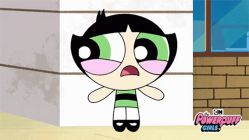 Power Puff Girls Buttercup Having Anxiety Breathing GIF