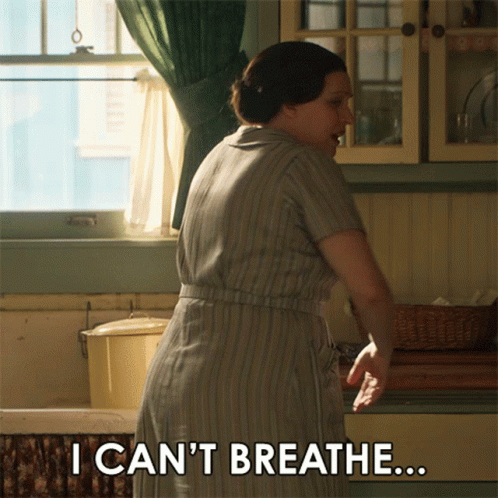 Alma Fillcot Having Anxiety Breathing GIF