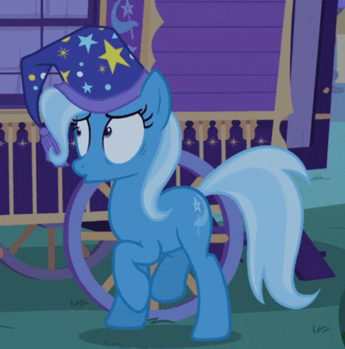 Anxious Freaking Out Trixie Lulamoon My Little Pony GIF