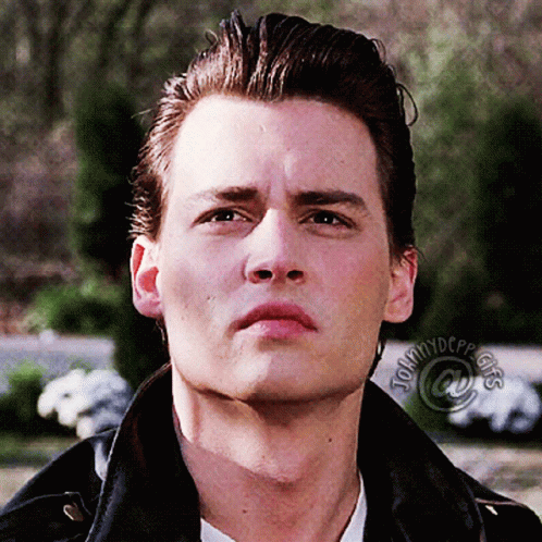 Anxious Johnny Depp Wade Walker Crybaby GIF
