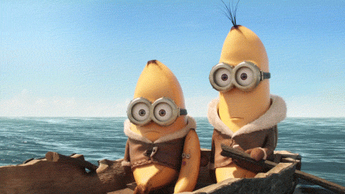 Anxious Minions Blue Ocean GIF