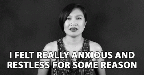 Anxious Restless Can’t Sleep Woman Reaction Meme GIF