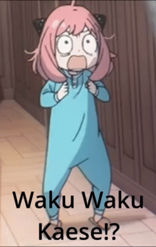 Ecstatic Anya Forger Waku Waku Kaeser GIF