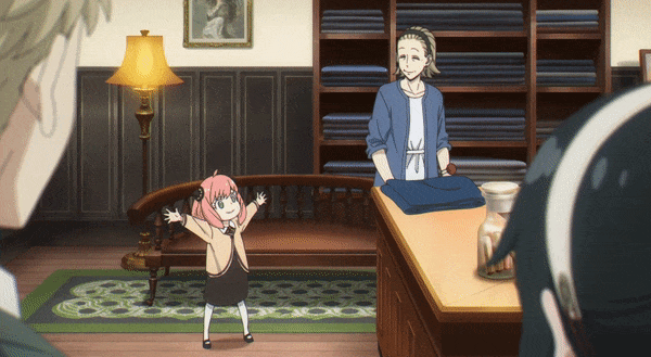 Cute Anya Forger Dancing Around GIF