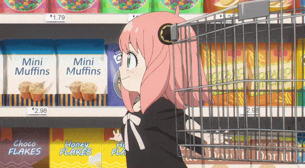 Charming Anya Forger Wants Pop Corn GIF