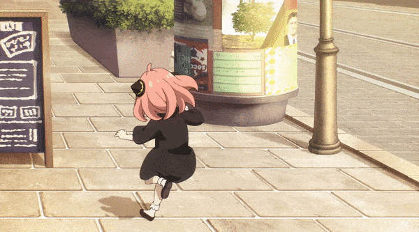 Lost Anya Forger Looking Around GIF