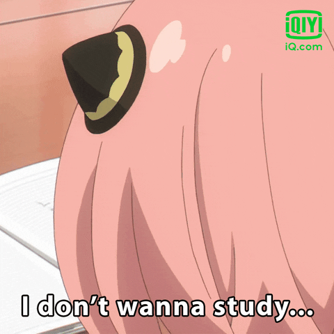 Anya Forger Don't Want To Study GIF