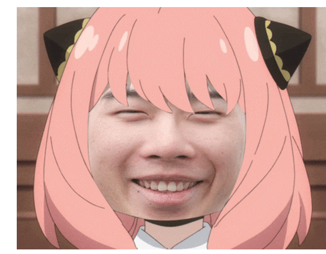 Anya Forger Funny Face Swap GIF