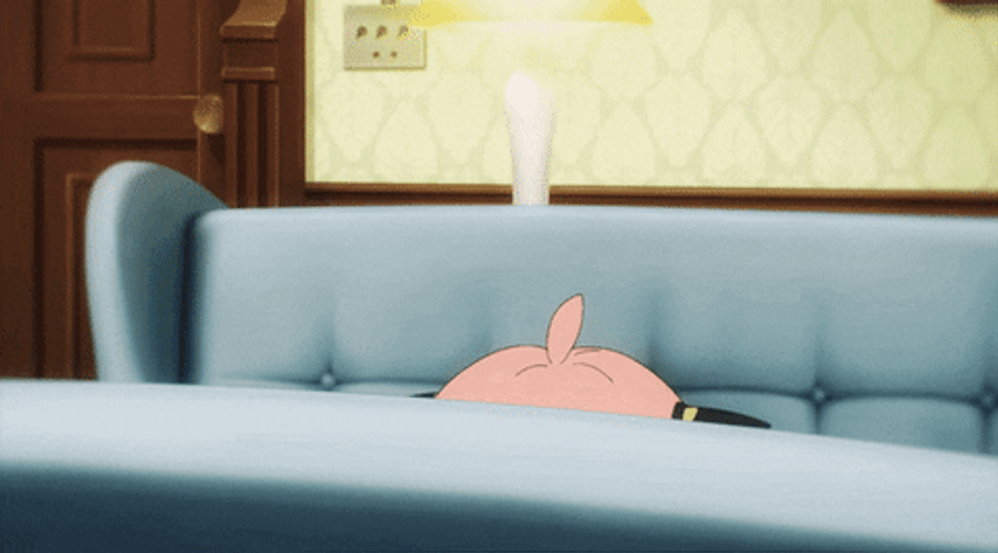 Anya Forger Peering Spy X Family GIF