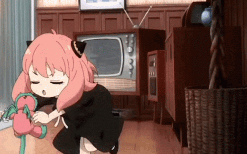 Anya Forger Playing With Toy GIF