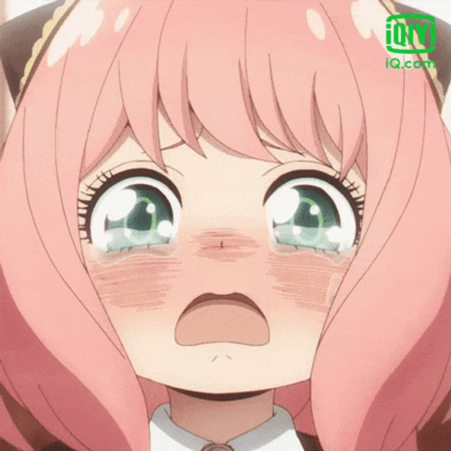 Anya Forger Tears Falling Spy X Family GIF