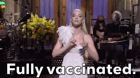 Anya Taylor Fullly Vaccinated GIF