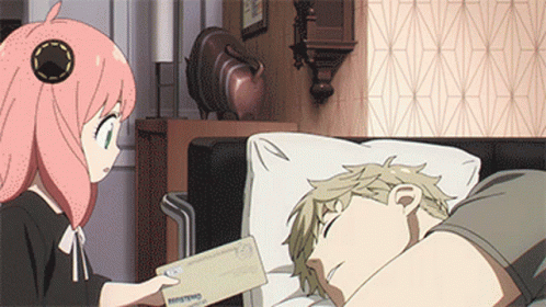 Anya Wants Cuddles From Father Loid Forger GIF