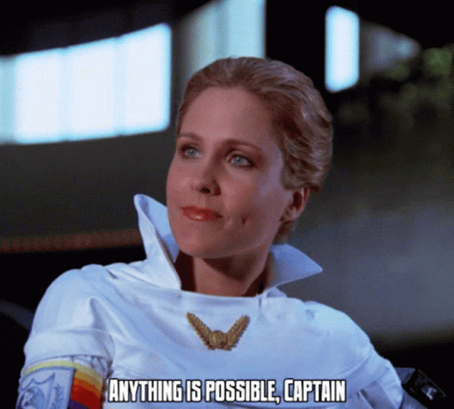 Erin Gray Anything Is Possible Captain GIF
