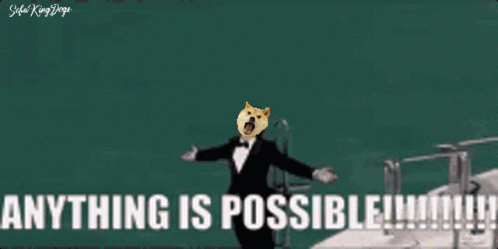 Anything Is Possible Shiba Ibu Meme Yatch GIF
