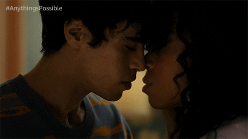 Anything Possible Couple Sensual Kiss GIF
