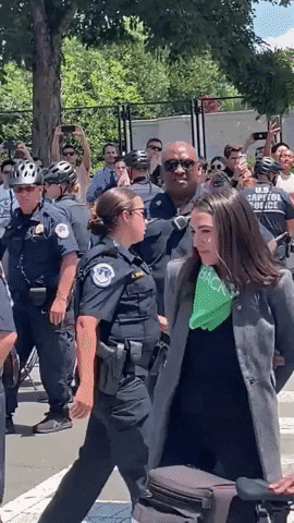 Aoc Alexandria Ocasio Cortez Arrested By Police GIF