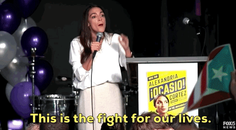 Aoc Alexandria Ocasio Cortez Rally Speech GIF