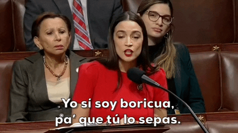 Aoc Alexandria Ocasio Cortez Speaking Spanish GIF