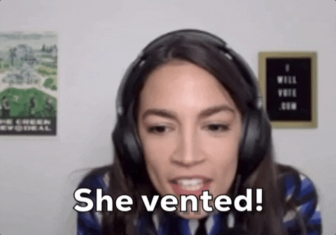 Aoc Talking To Followers She Vented GIF