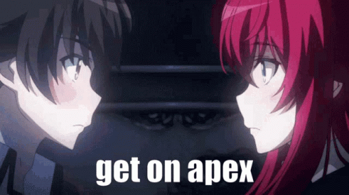 Apex Issei X Rias Kiss GIF