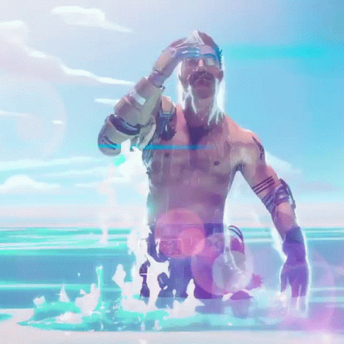 Apex Legends Fuse Swimming GIF