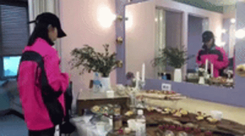 Apink Member Stealing Food GIF