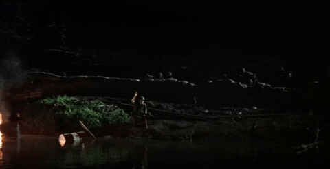 Apocalypse Now Scene Ambush At Night GIF