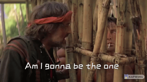 Apocalypse Now Scene American Photojournalist Inside Cage GIF
