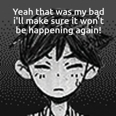 Apology for Mistake