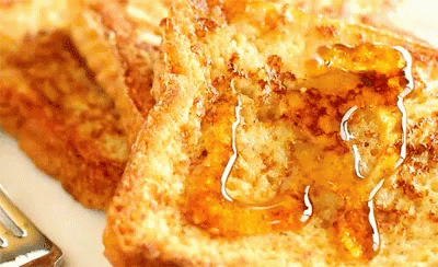 Appetizing Breakfast French Toast GIF