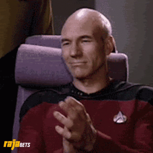 Applause Clapping Yes Nodding Star Trek GIF