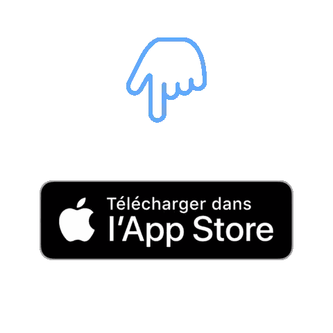Apple App Store Icon Pointing Up