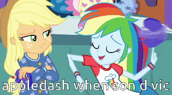 Apple Dash and Rainbow Dash