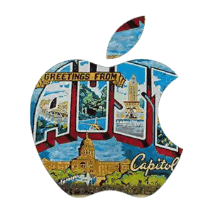 Apple Logo Greetings Austin Capitol