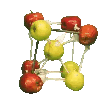 Apple Molecule Model