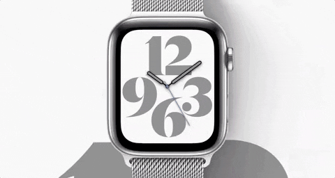 Apple Watch Of Different Colors GIF