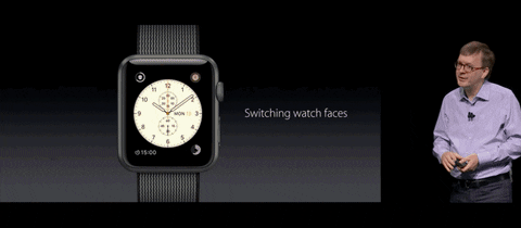 Apple Watch Showing Different Images GIF