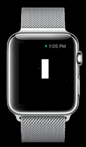 Apple Watch Showing Power Icon GIF