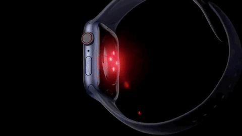 Apple Watch Showing Red Dots On Screen GIF
