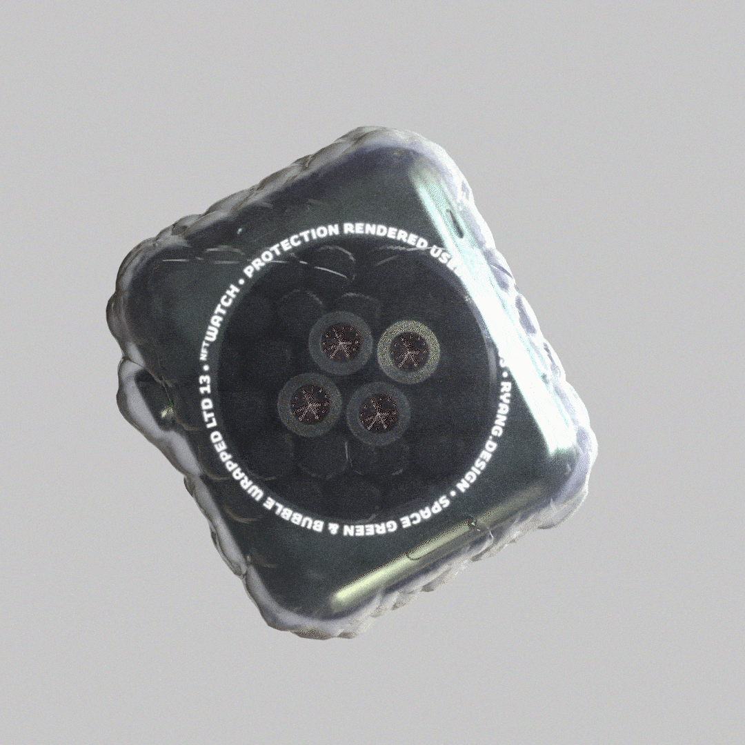 Apple Watch With Bubble Wrap GIF