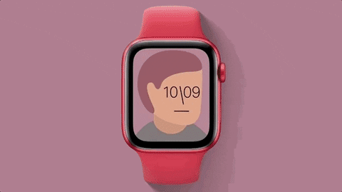 Apple Watch With Color Changing Wristband GIF