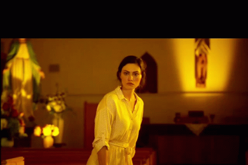 Approaching Phoebe Tonkin GIF