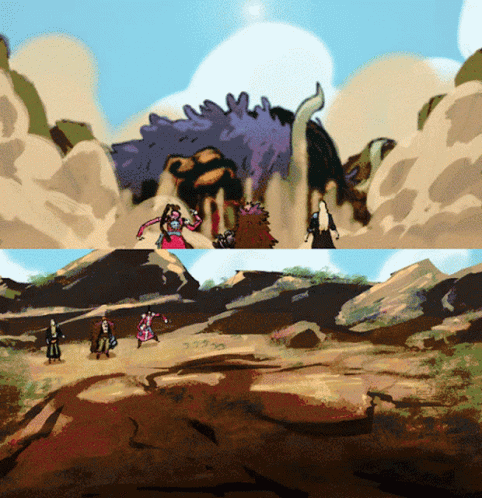Approaching With Power Kaido GIF