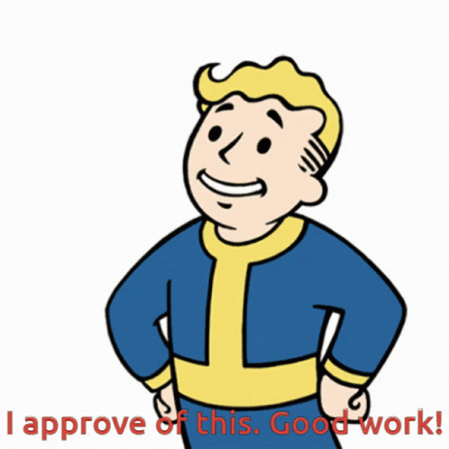 Approve Good Work Cartoon Guy GIF