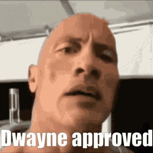 Approved By Dwayne Johnson GIF